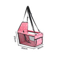 Waterproof Pet Booster Car Seat – Pink