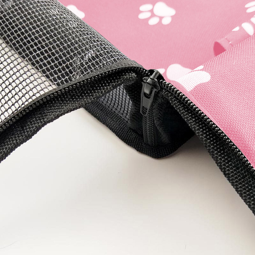 Waterproof Pet Booster Car Seat – Pink
