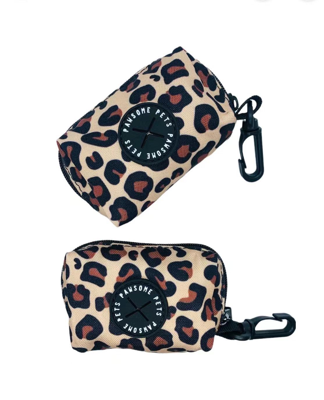 Dog Waste Bag Holder – Leopard