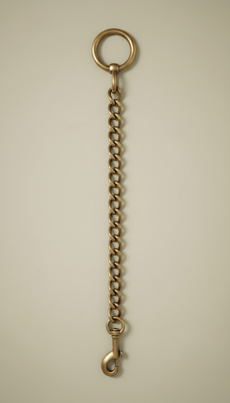 Solid Brass Dog Leash