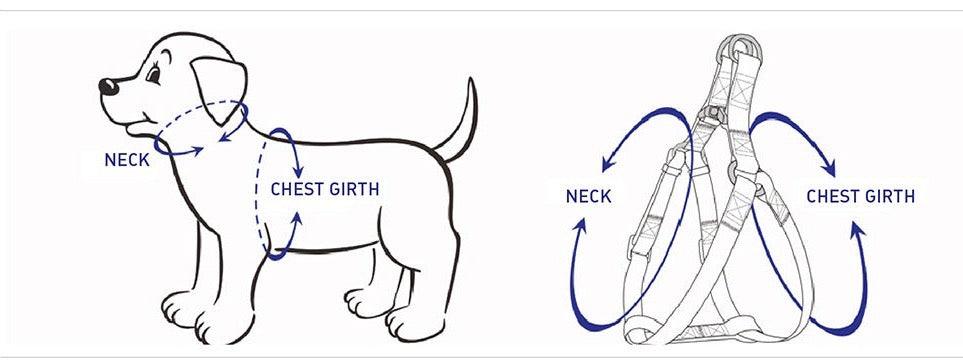 Step-In Dog Harness – Red