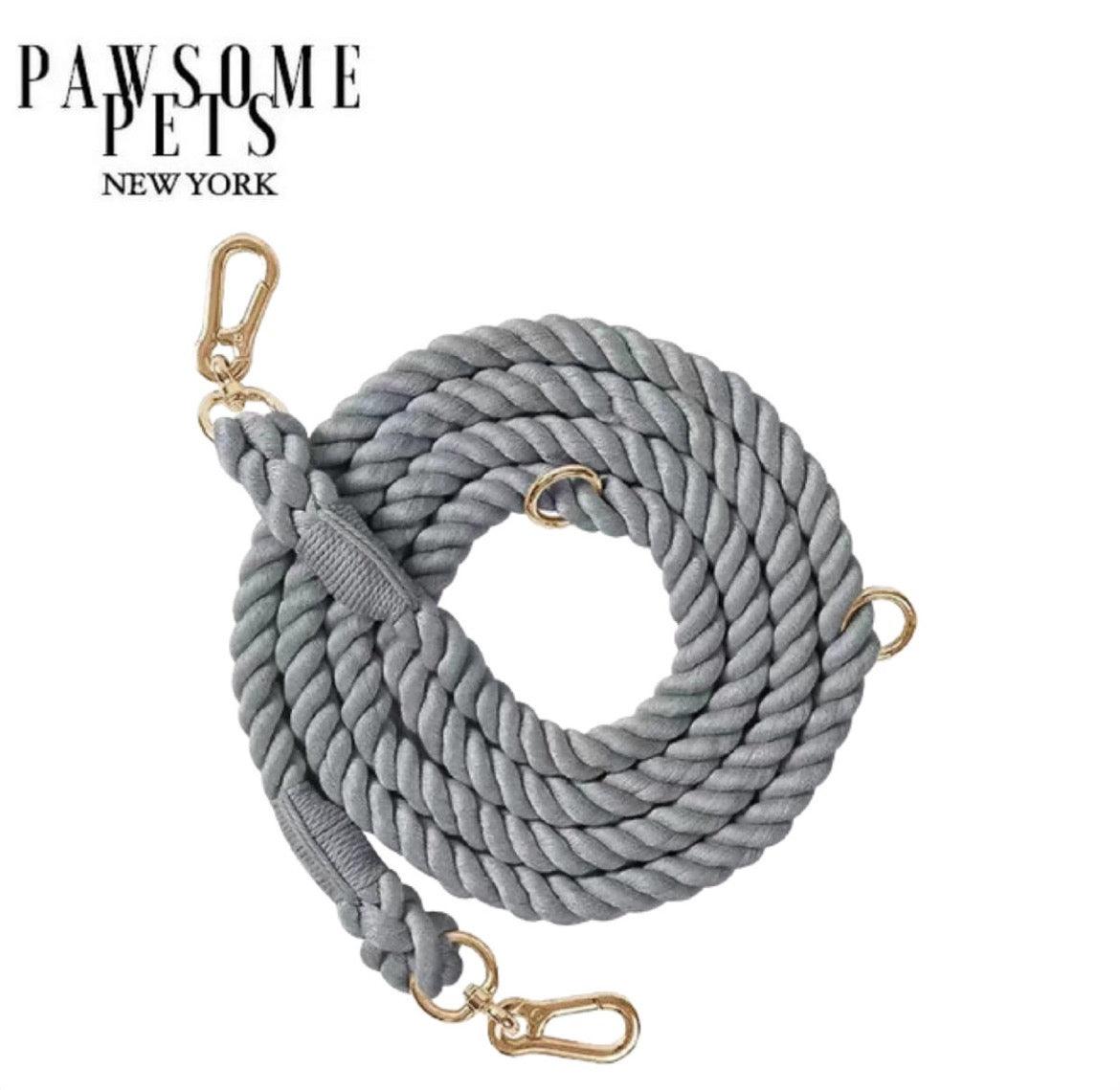 Hands-Free Dog Rope Leash – Charcoal