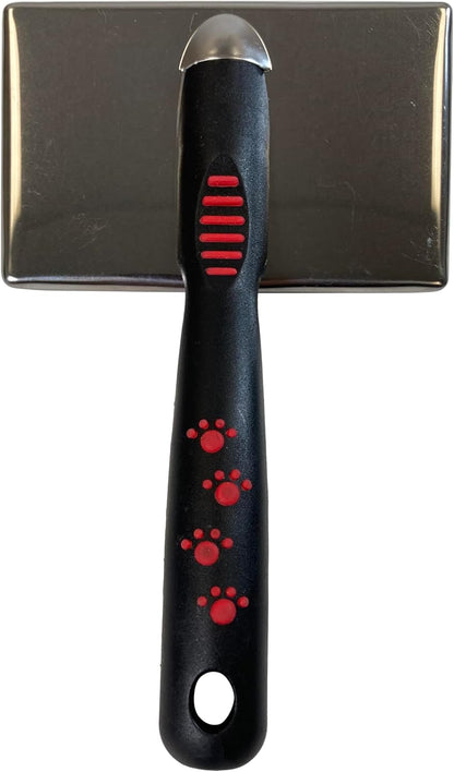 Paw Brothers Slicker Dog and Cat Grooming Brush for Professional Pet Groomers - Easy to Use - Comfortable - Removes Long and Loose Hair