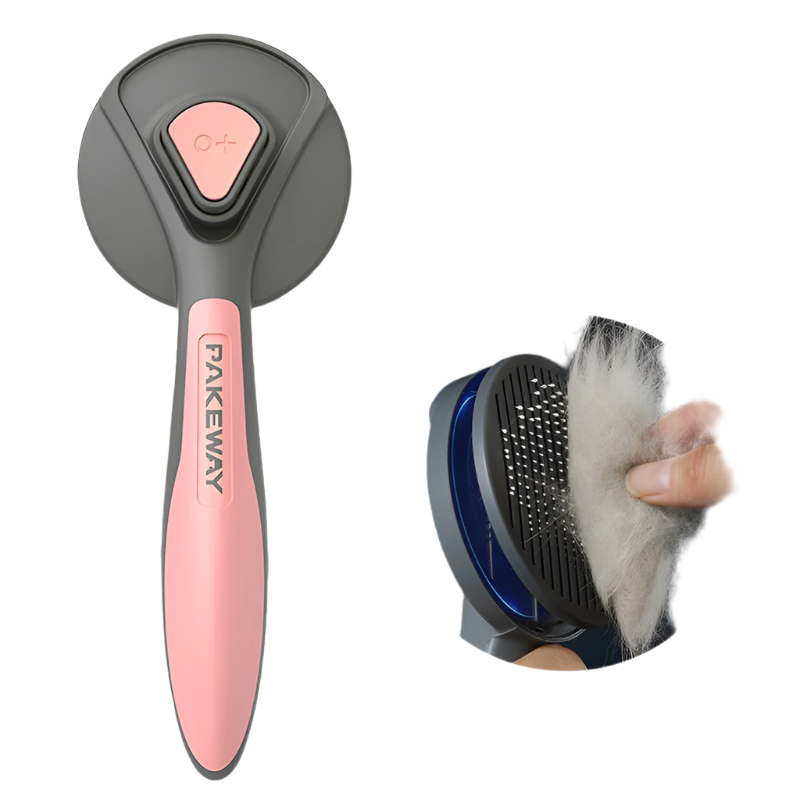Self-Cleaning Pet Grooming Brush for Dogs & Cats
