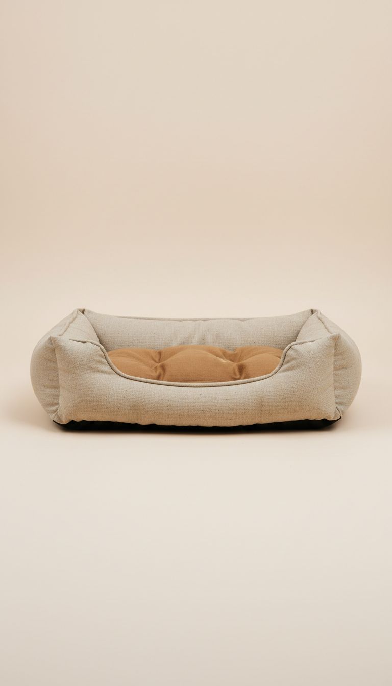 Brushed Cotton Pet Bed