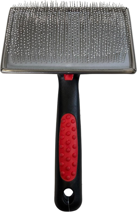 Paw Brothers Slicker Dog and Cat Grooming Brush for Professional Pet Groomers - Easy to Use - Comfortable - Removes Long and Loose Hair