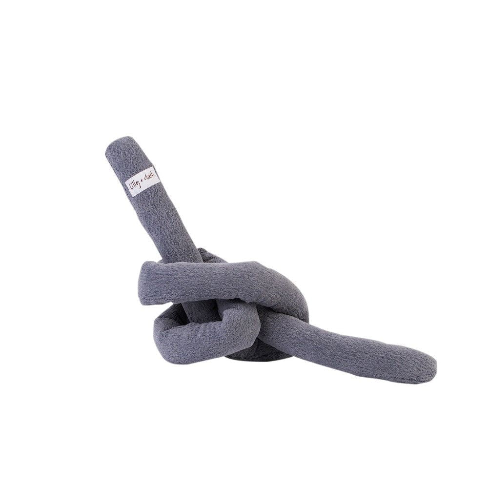 Boucle Knot Dog Toy – Soft Tug & Enrichment Toy for Dogs